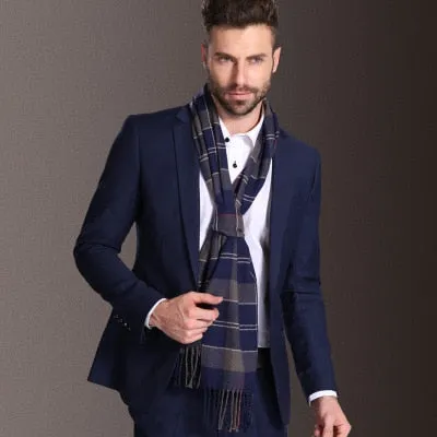 Europe Fashion Cotton Shawl Scarves Men