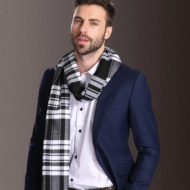 Europe Fashion Cotton Shawl Scarves Men