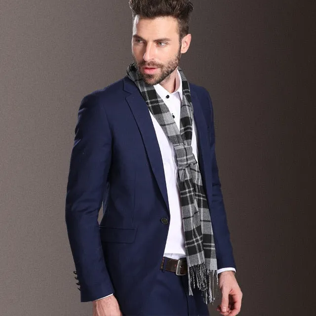 Europe Fashion Cotton Shawl Scarves Men