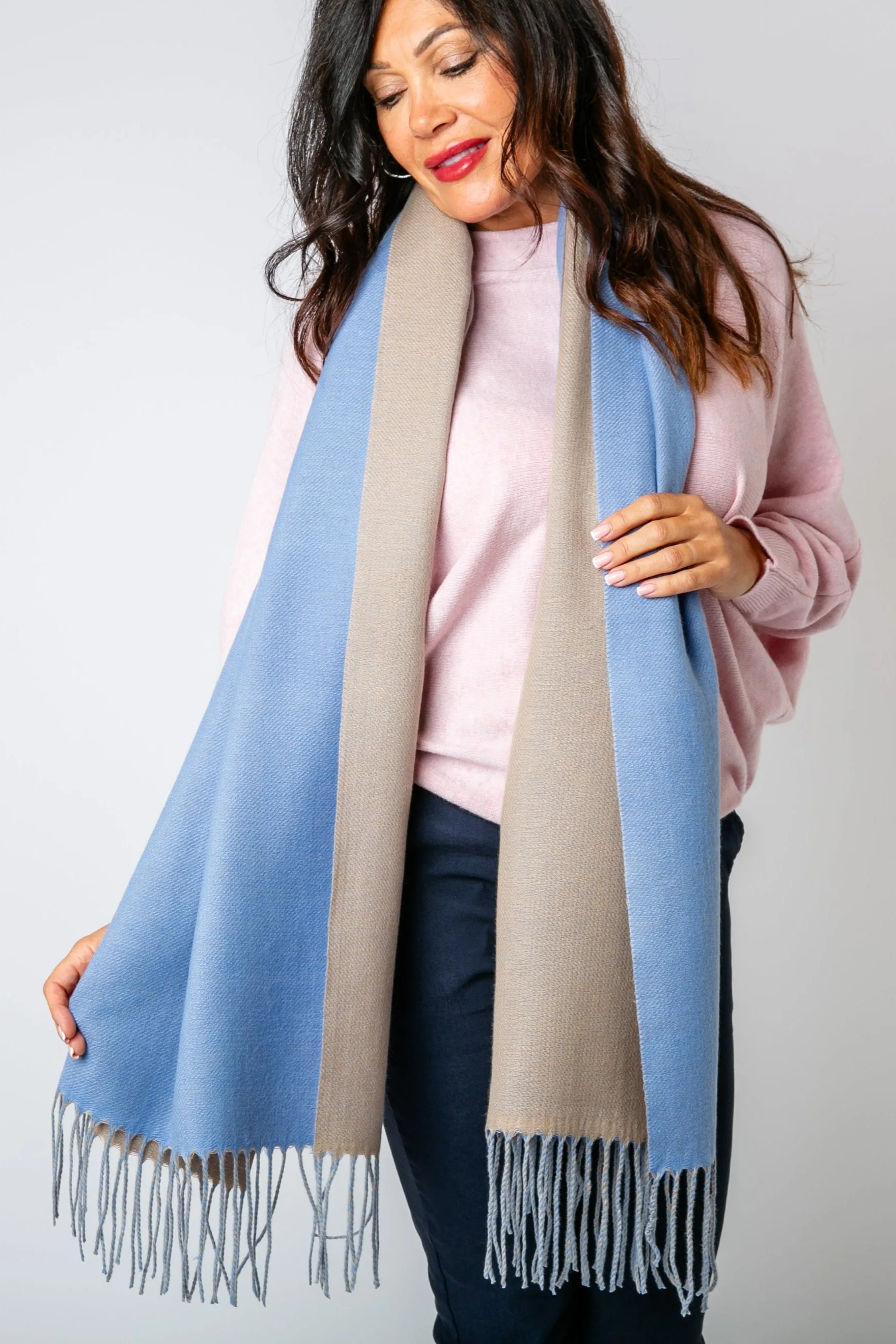 Eva Two-Tone Scarf