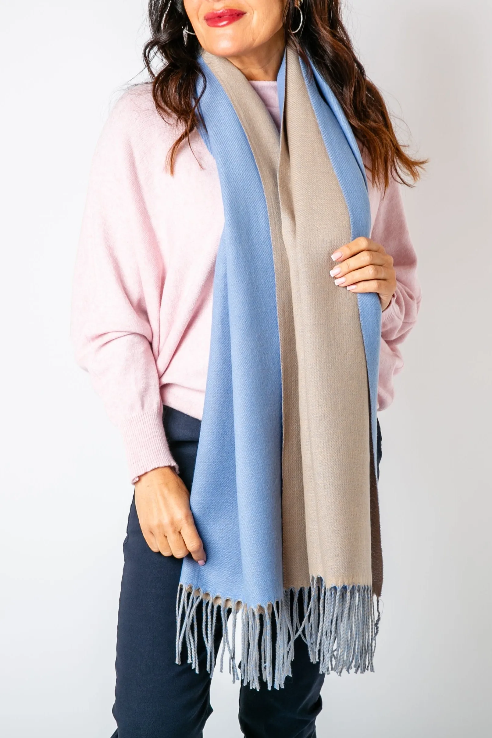 Eva Two-Tone Scarf