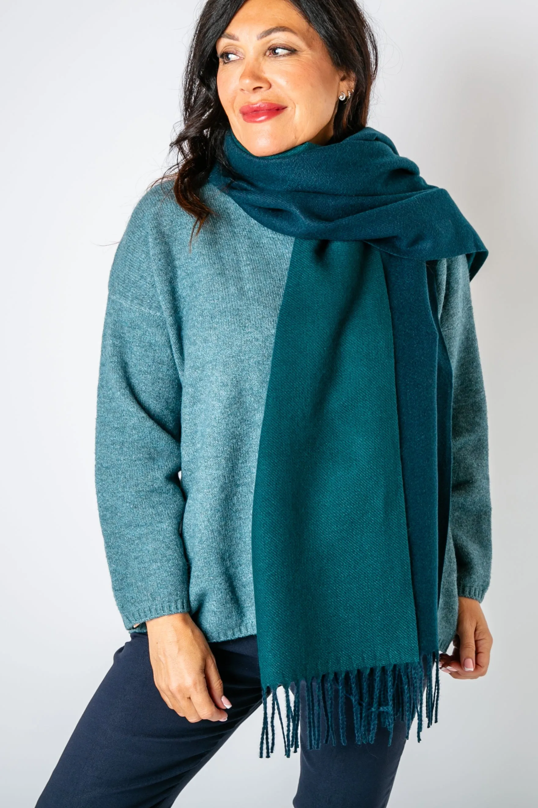 Eva Two-Tone Scarf