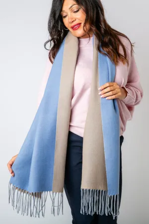 Eva Two-Tone Scarf