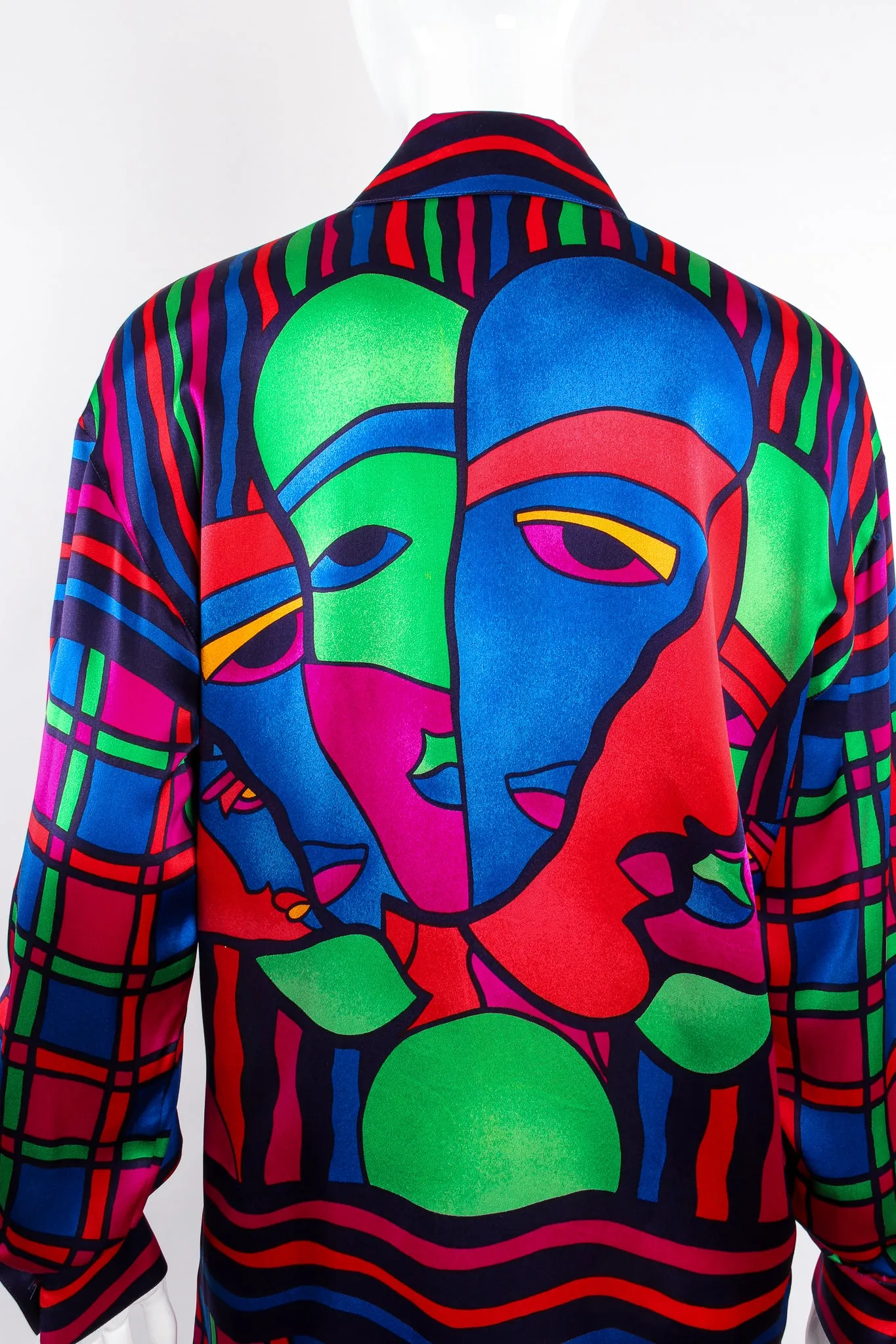 Expressionist Portrait Print Shirt