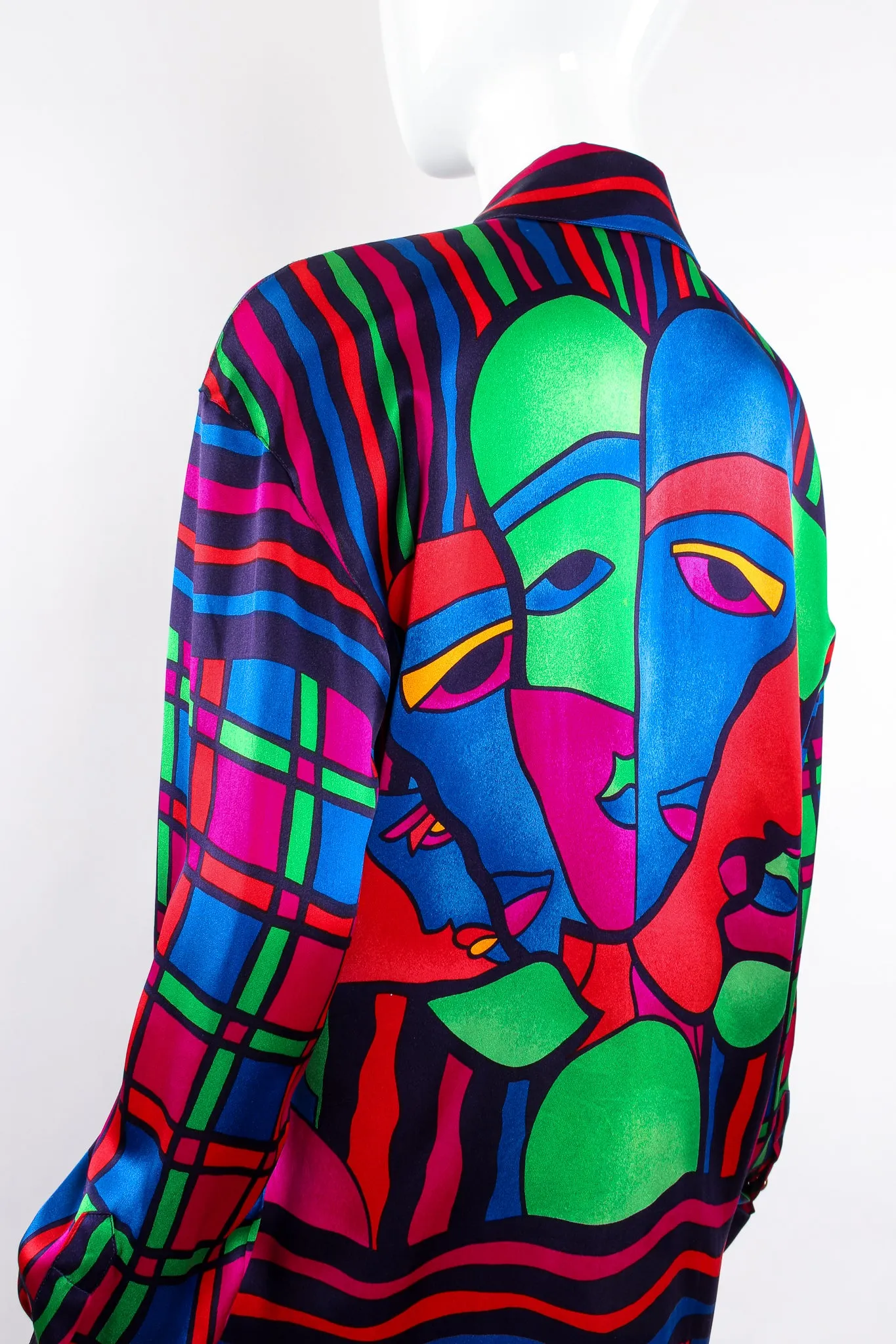 Expressionist Portrait Print Shirt