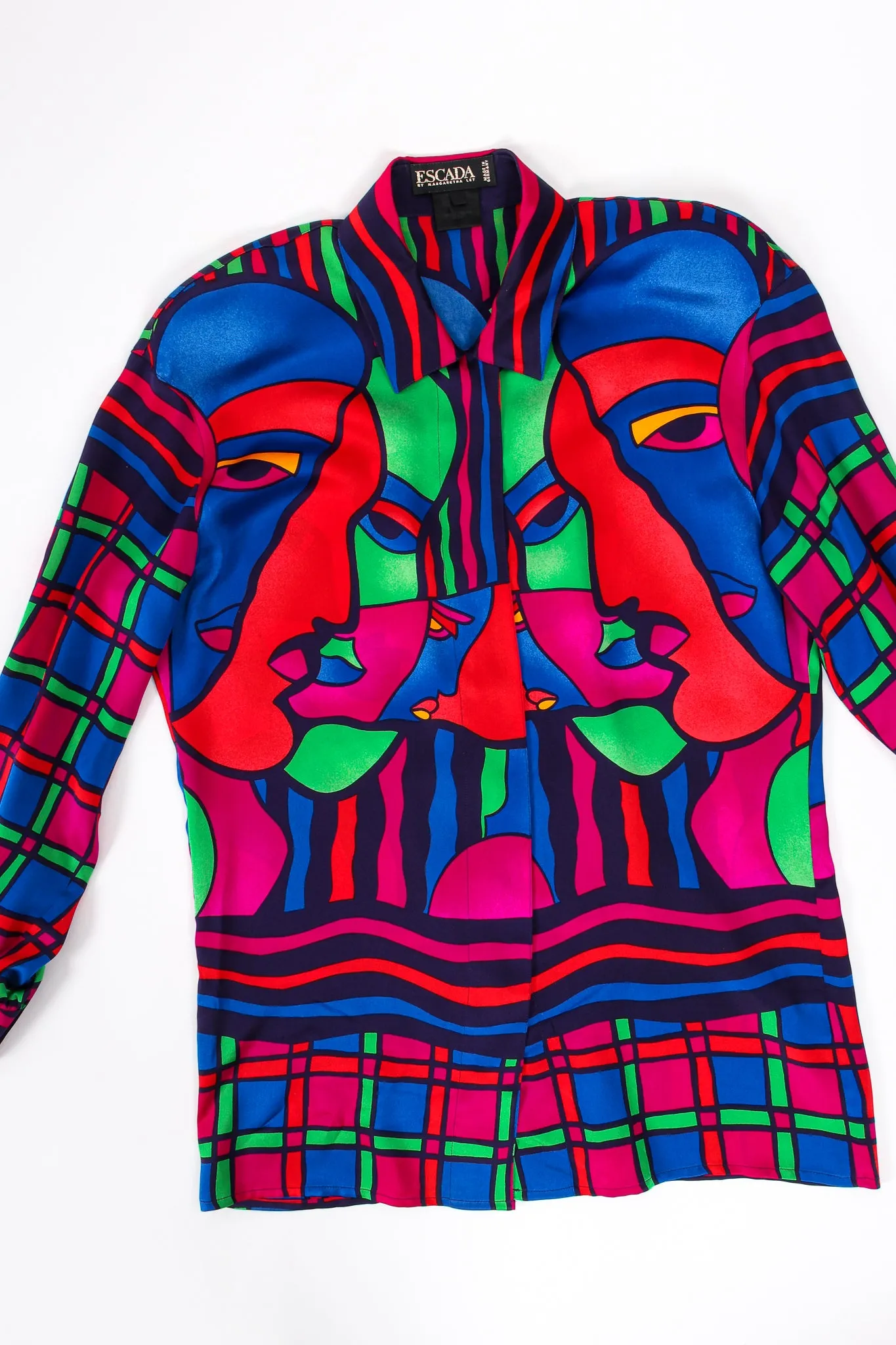 Expressionist Portrait Print Shirt