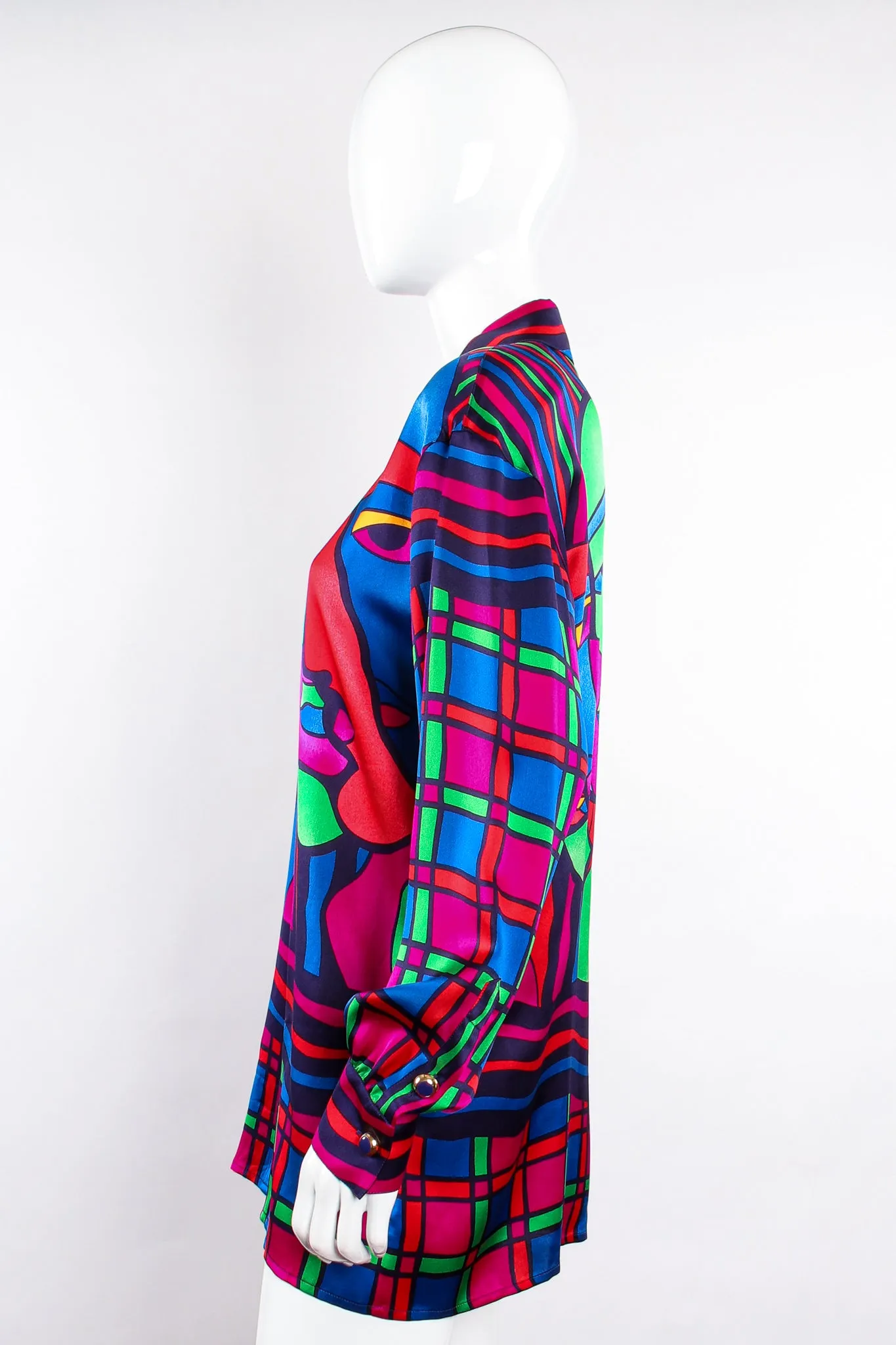 Expressionist Portrait Print Shirt