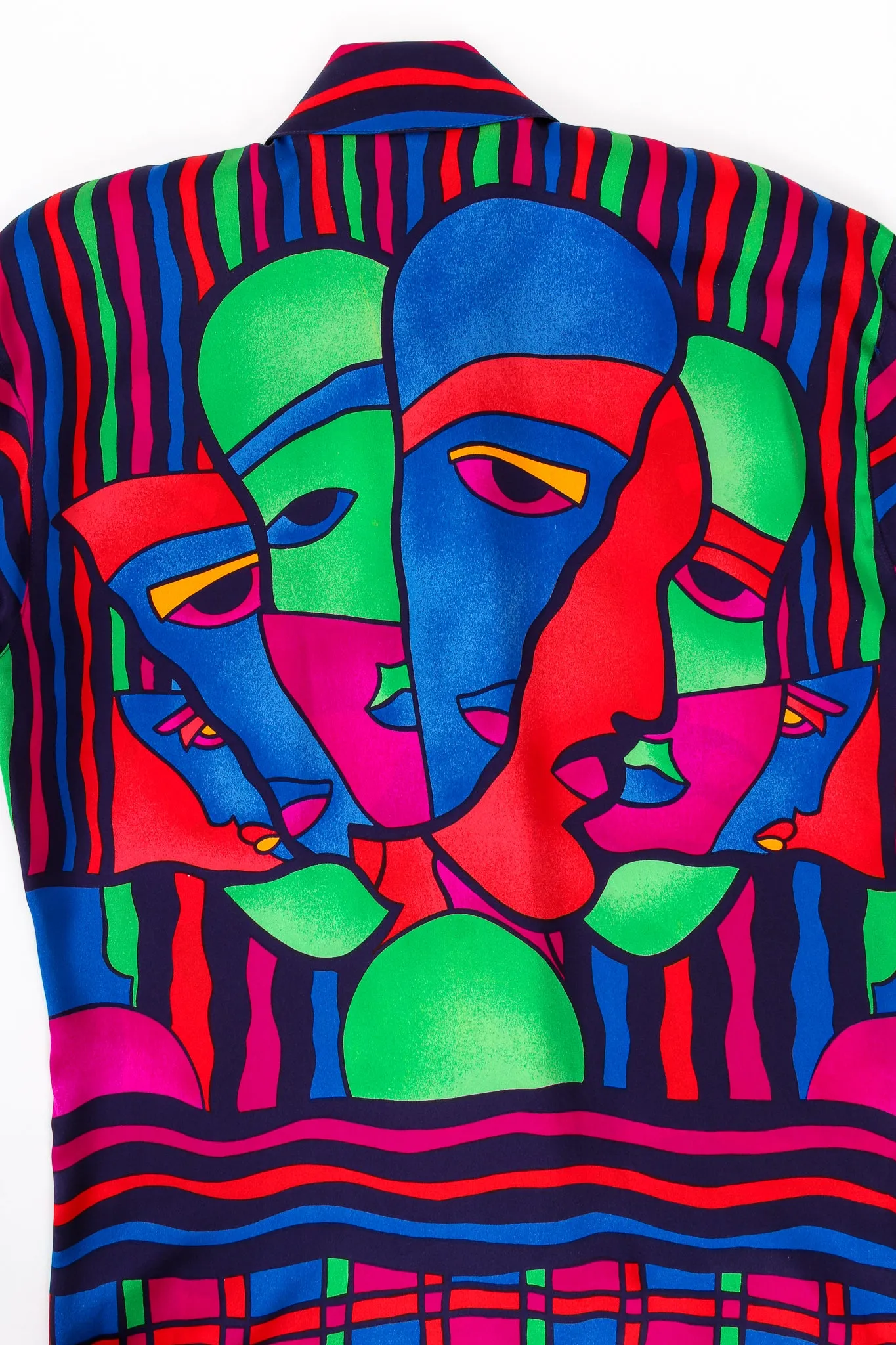 Expressionist Portrait Print Shirt