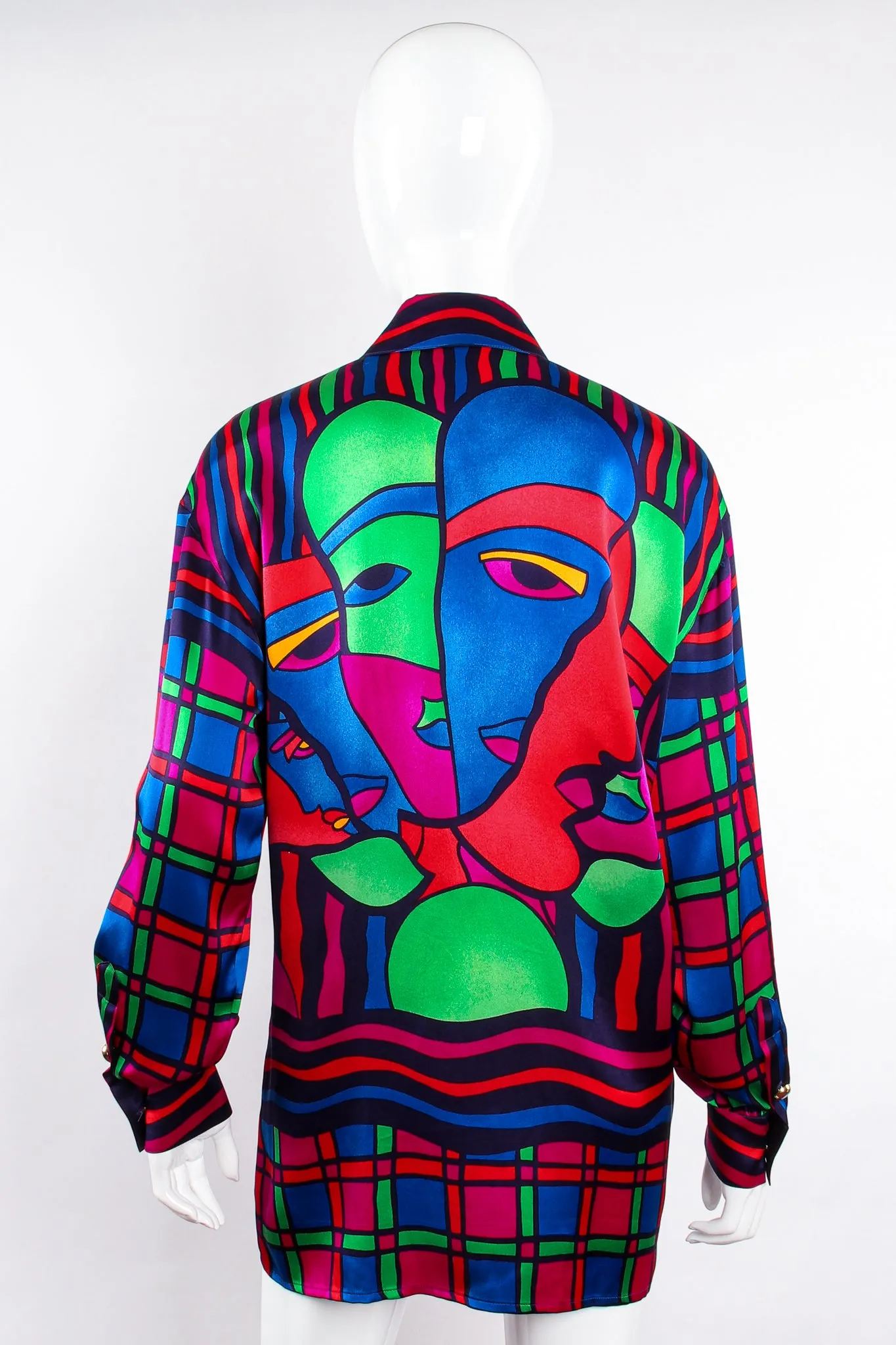 Expressionist Portrait Print Shirt