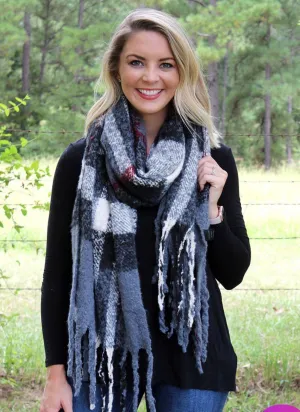 Fairbanks Freeze Scarf , Gray