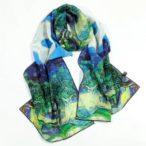 Famous Art Inspired 100% Silk Scarves