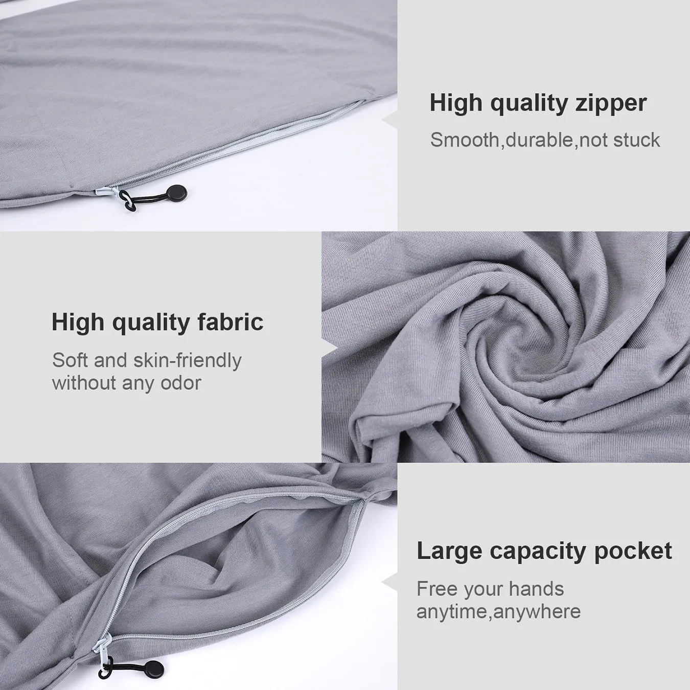 Fashion Infinity Scarf with Zipper Pocket Loop Scarf for Women and Men Neck Head Scarves Travel Wrap