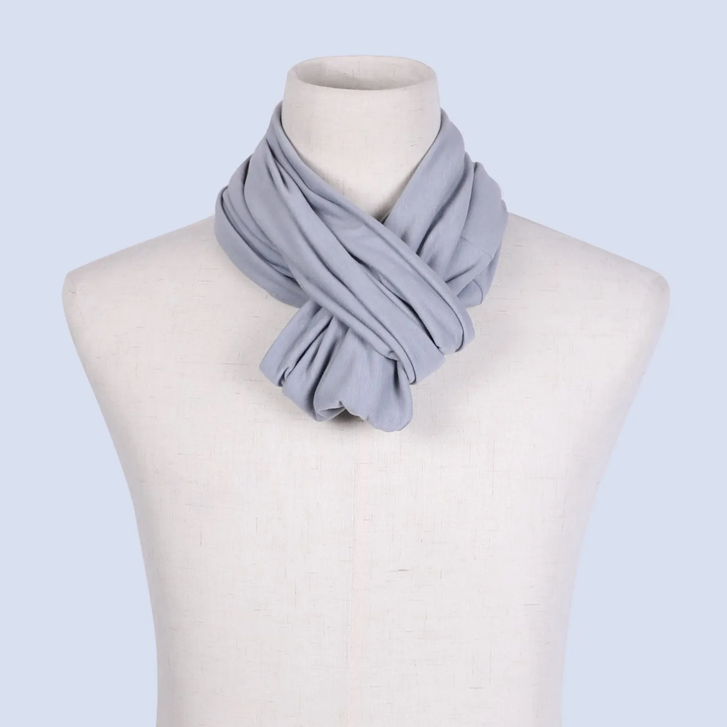 Fashion Infinity Scarf with Zipper Pocket Loop Scarf for Women and Men Neck Head Scarves Travel Wrap