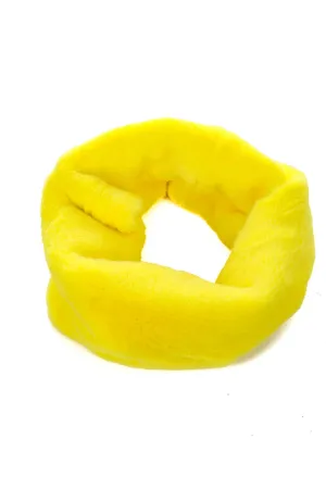 Faux Fur Bright Winter Infinity Scarf -