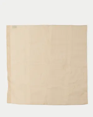 Fendi Beige Monogram Zuchinno Print Cotton Square Scarf