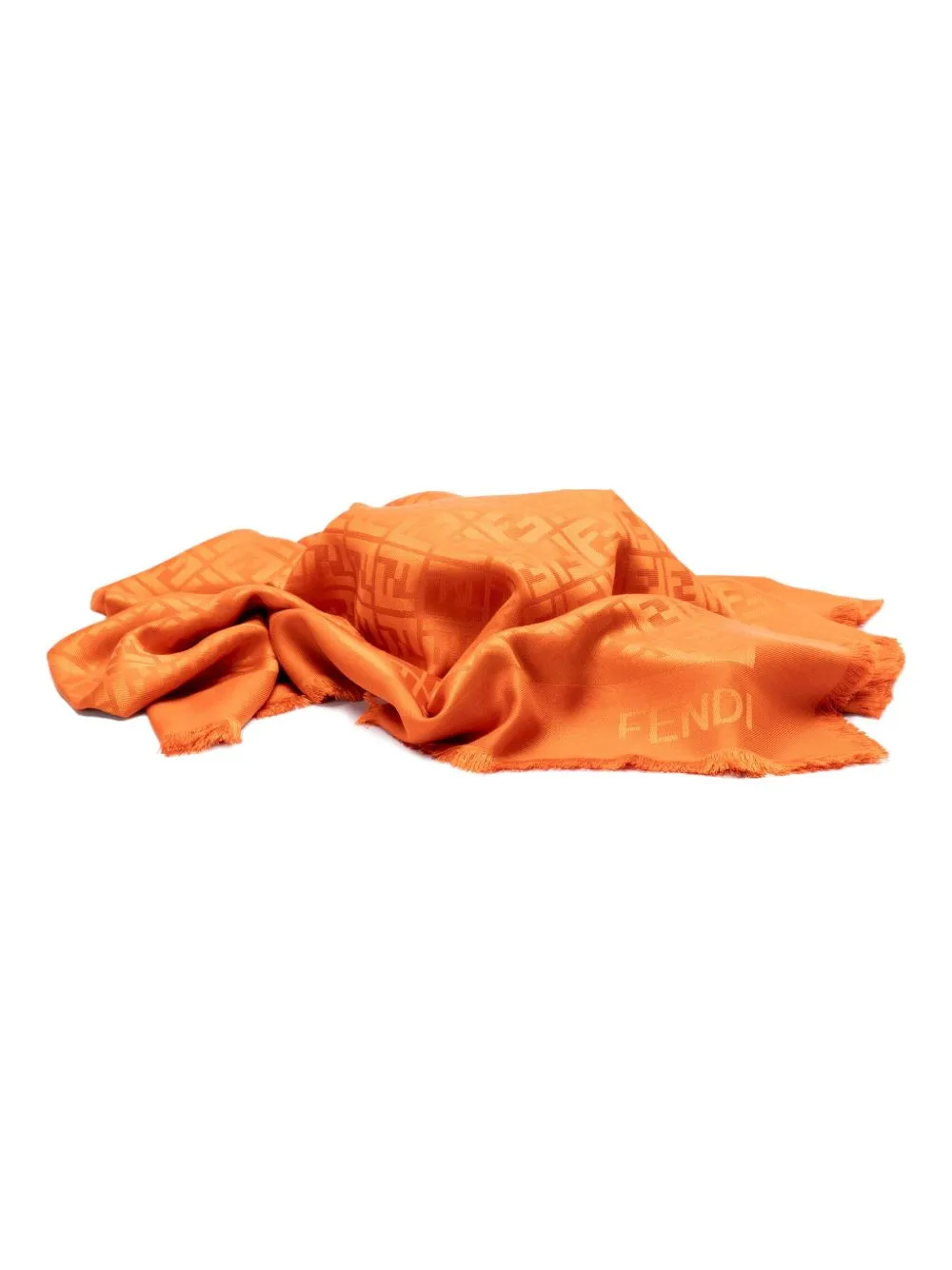 Ff wool and silk scarf