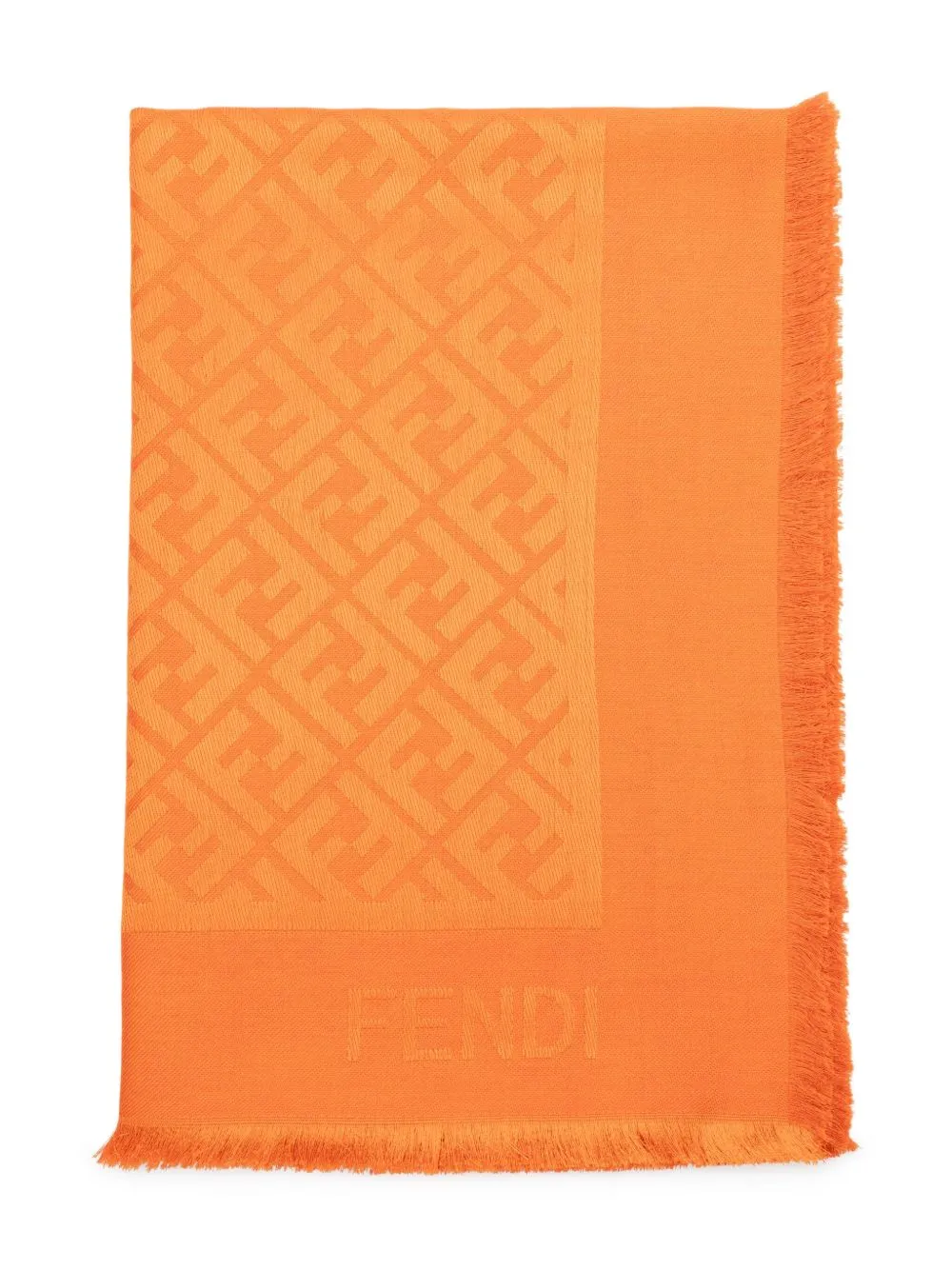 Ff wool and silk scarf