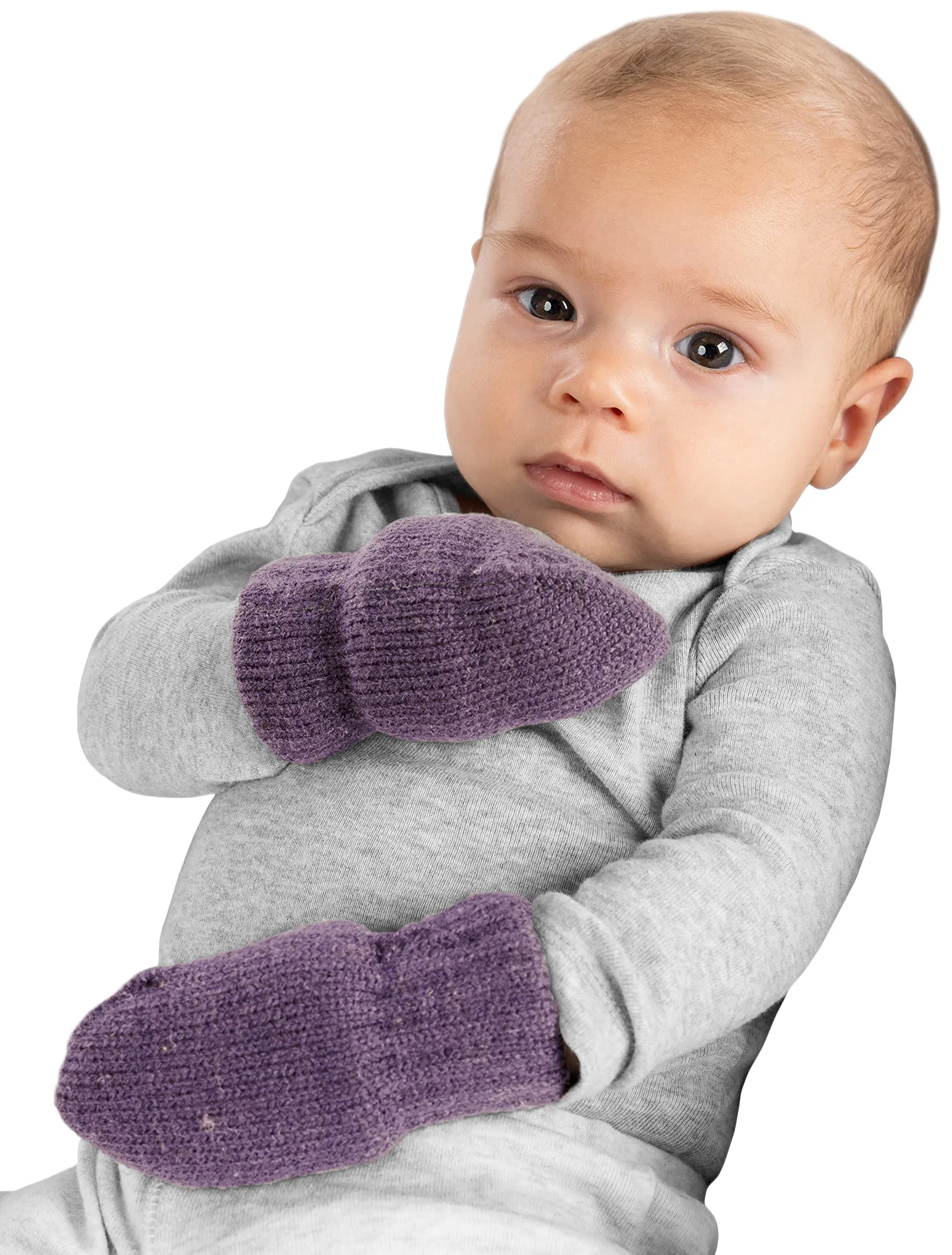 Fleece Lined Baby Mittens by Funky Junque