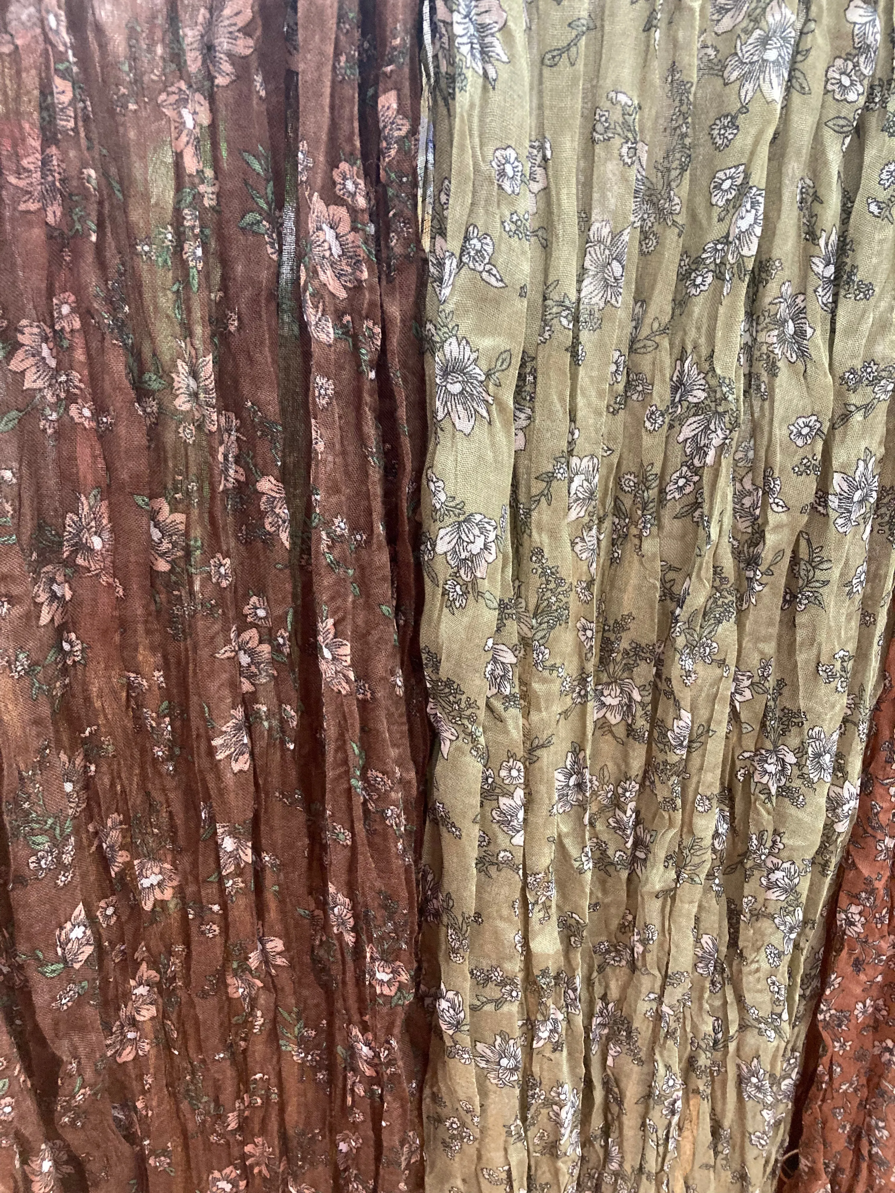 Floral Cotton Scarves
