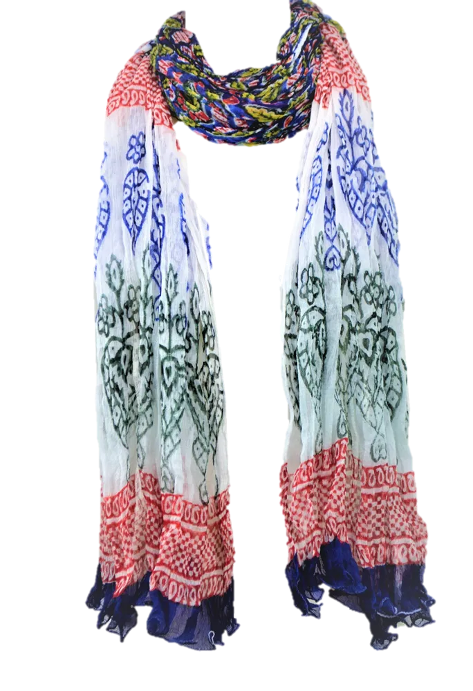 Floral fashion Chiffon Scarves