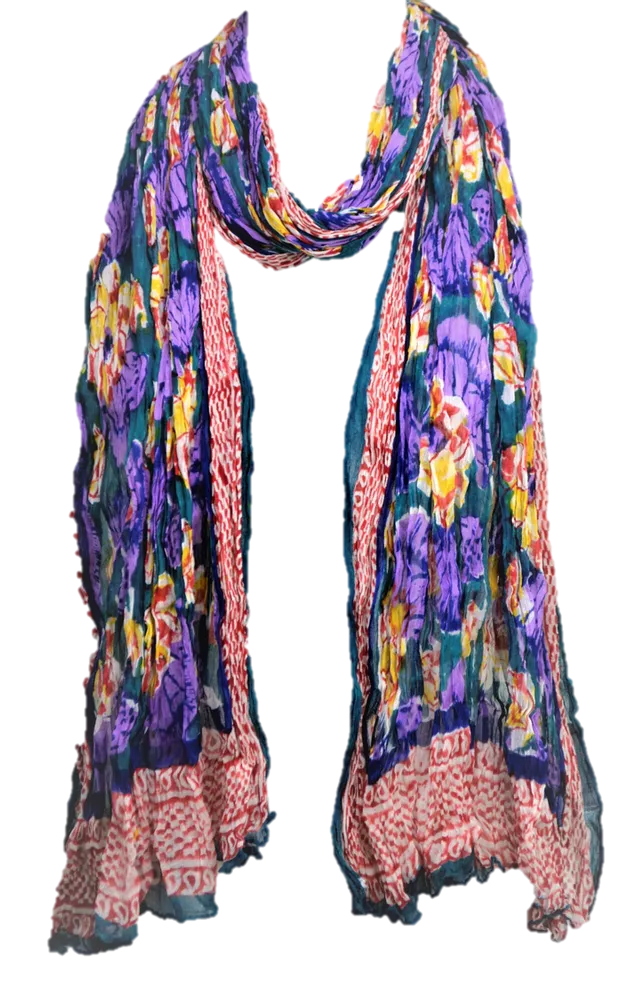 Floral fashion Chiffon Scarves
