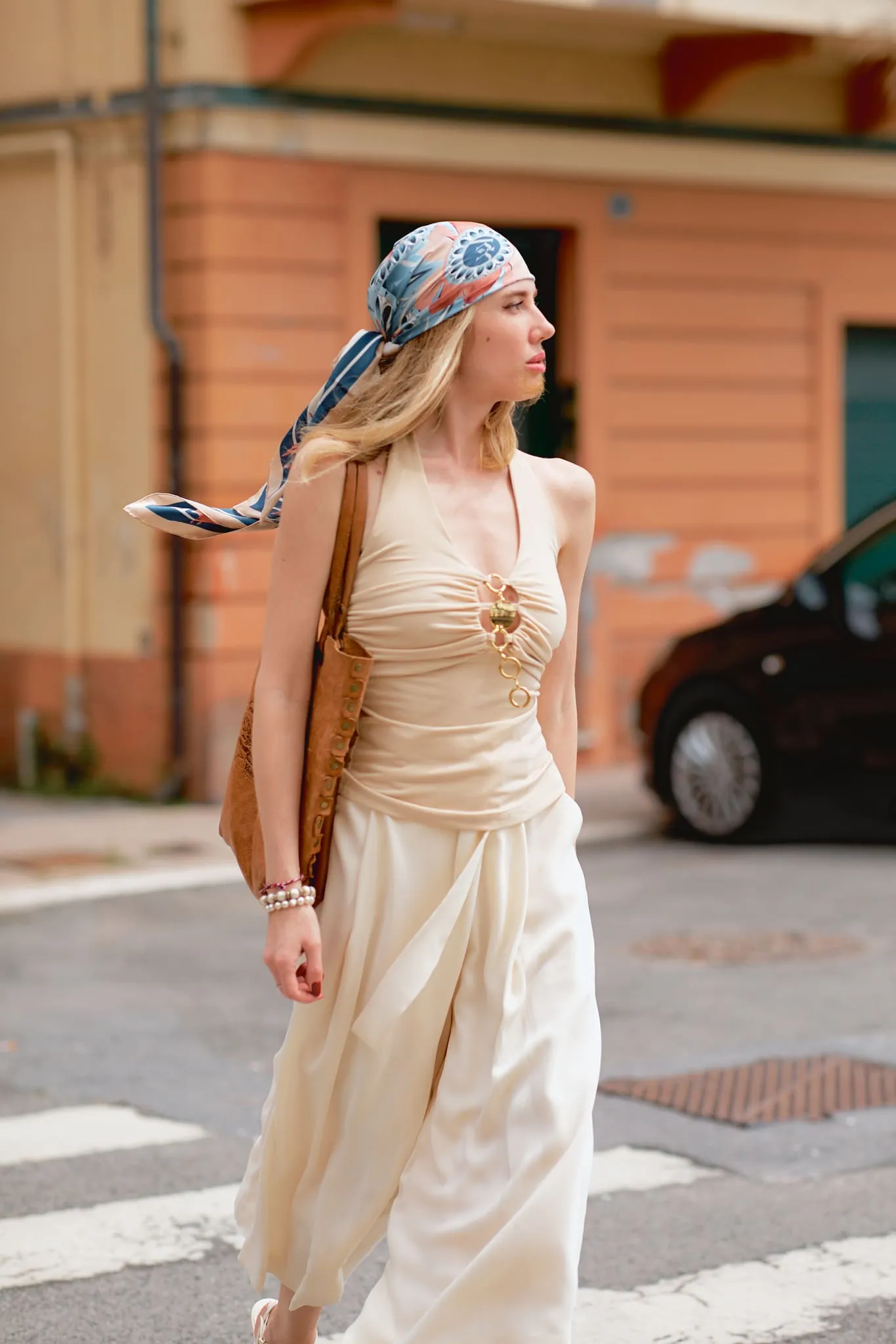 Floral Harmony Luxury Silk Scarf
