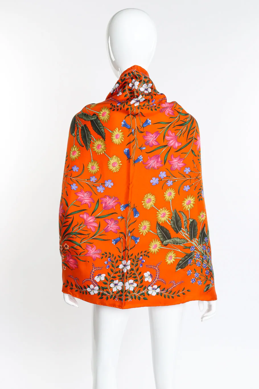 Floral Silk Scarf