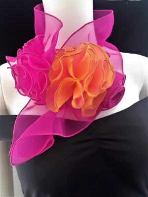 Floral Silk Scarf