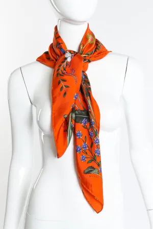 Floral Silk Scarf