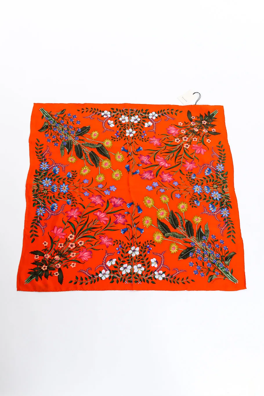 Floral Silk Scarf