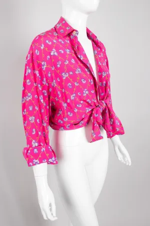 Floral Silk Shirt