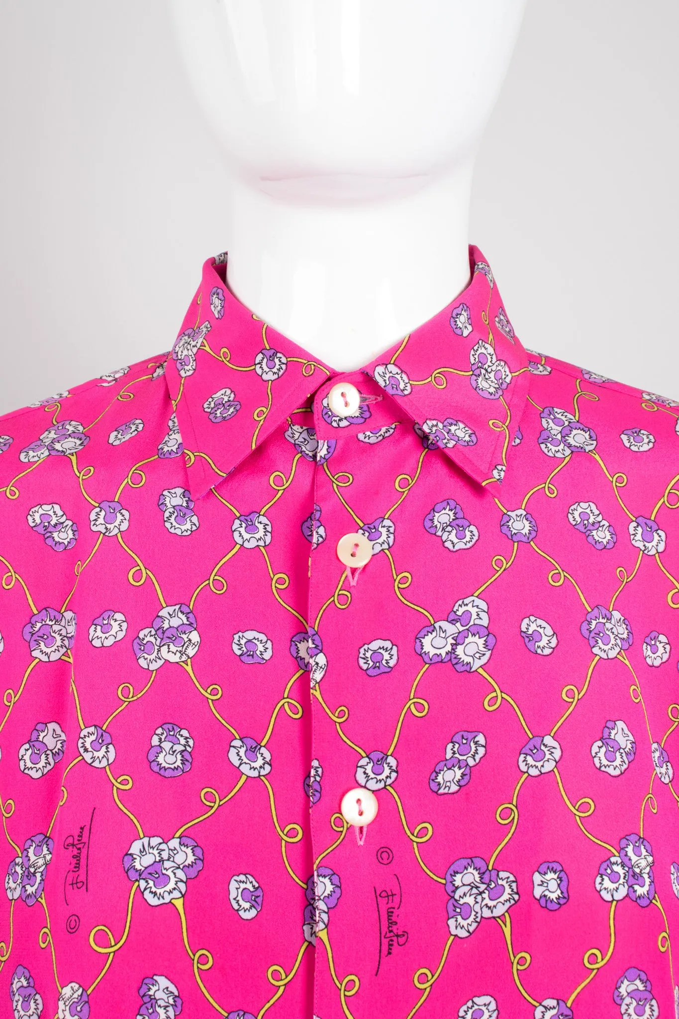 Floral Silk Shirt