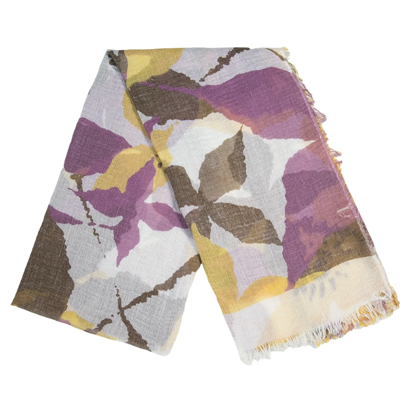 Flower and Leaves design Summer Light Scarves ( 5 Colors)