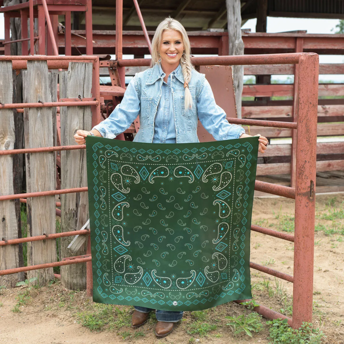Fringe Scarves Pretty Paisley