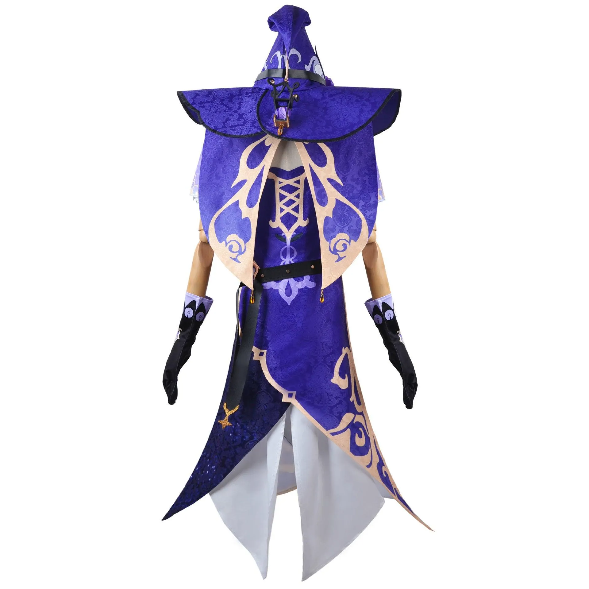 Genshin Impact Lisa Witch of Purple Rose Cosplay Costume Librarian Sexy Dress