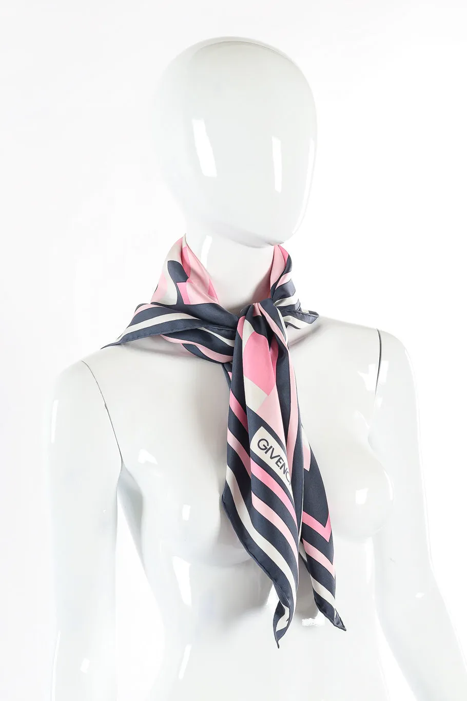 Geo Square Tetris Print Scarf