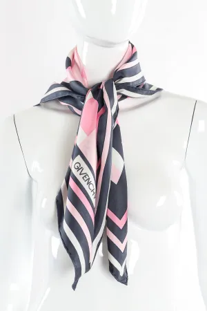 Geo Square Tetris Print Scarf