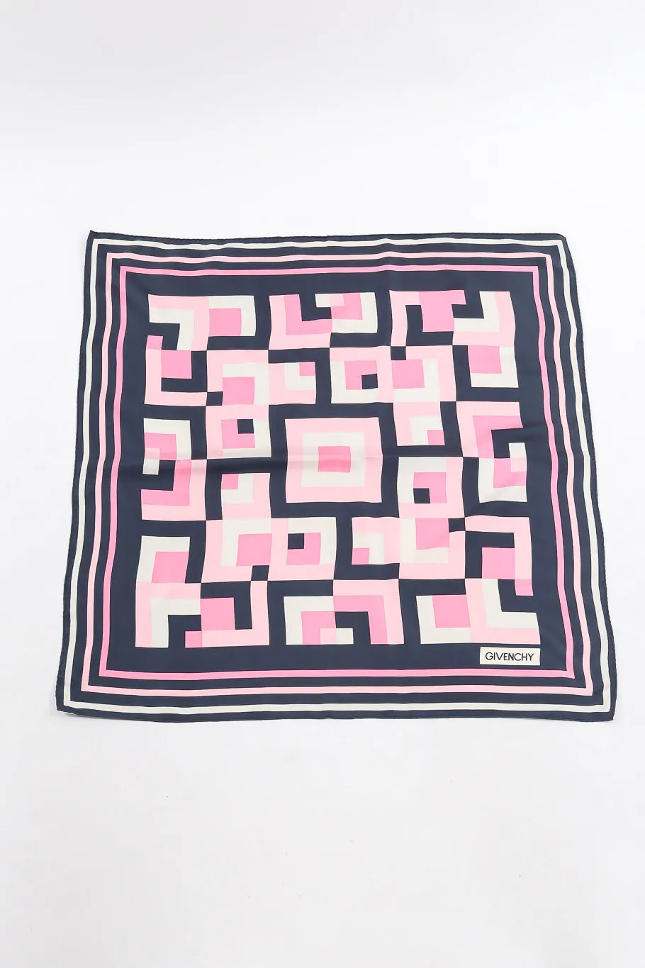 Geo Square Tetris Print Scarf