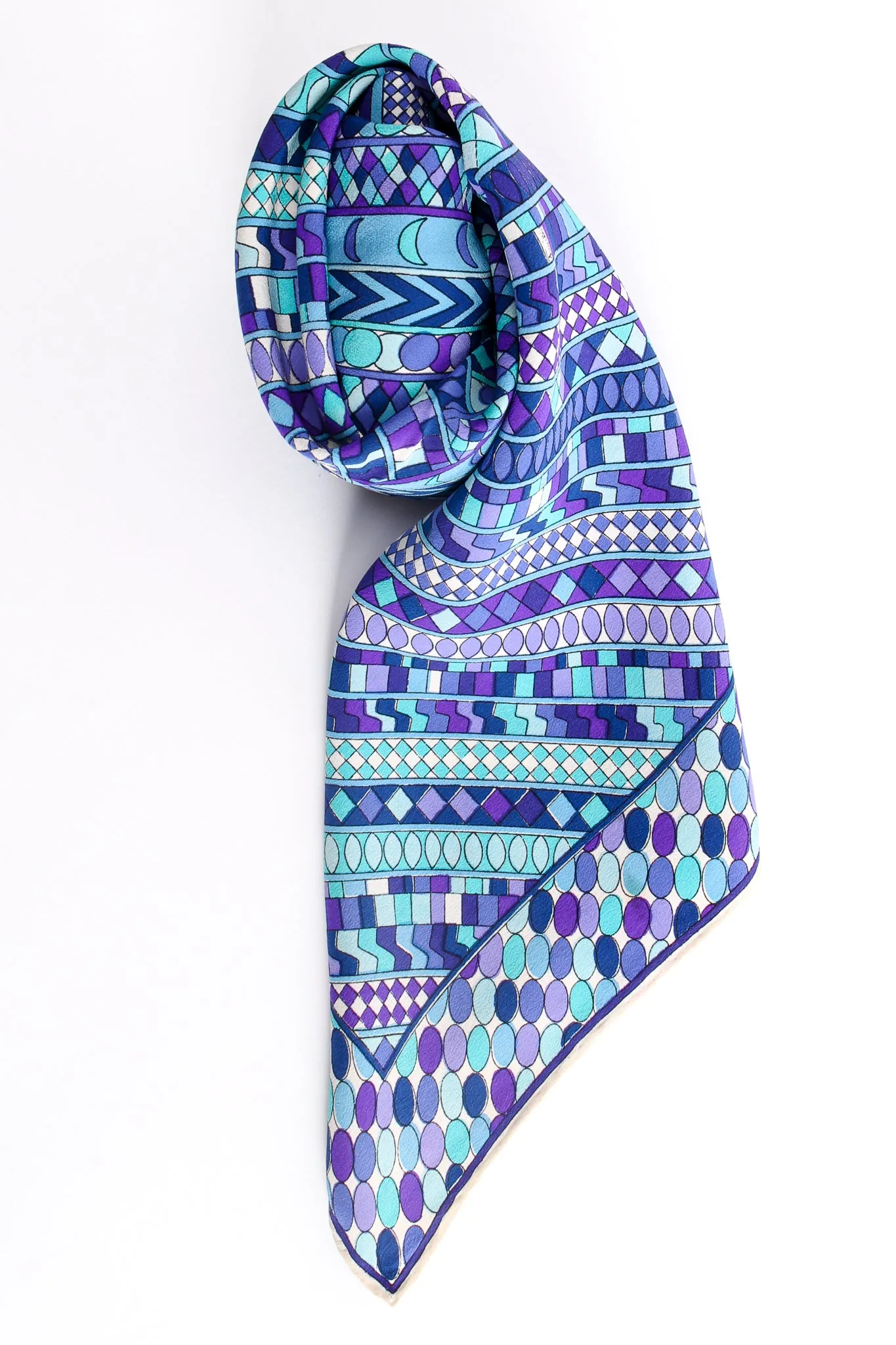 Geometric Diamond Print Scarf