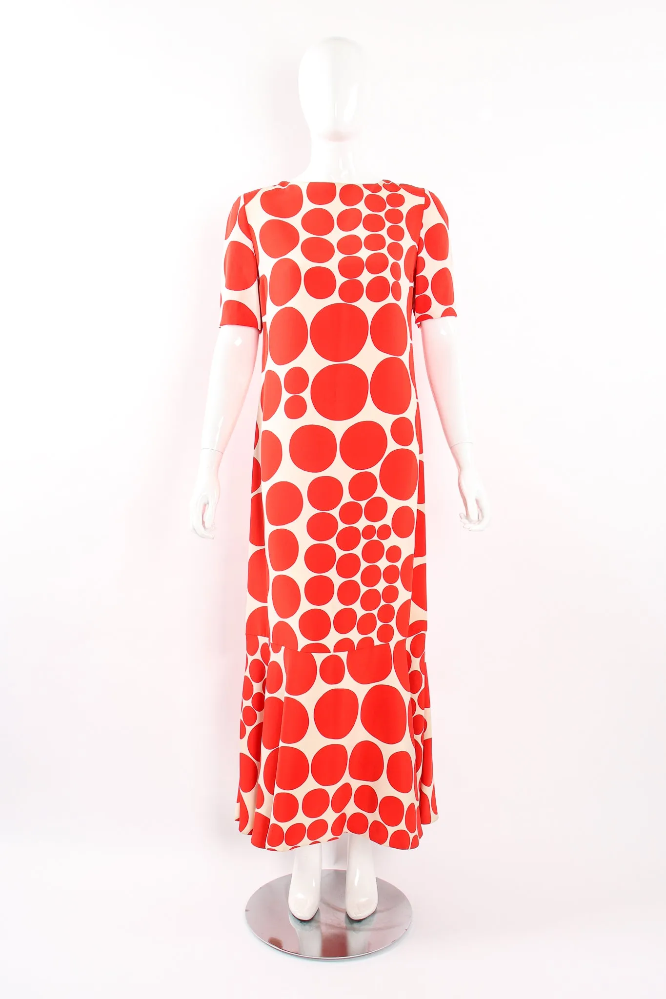 Geometric Dot Mermaid Gown