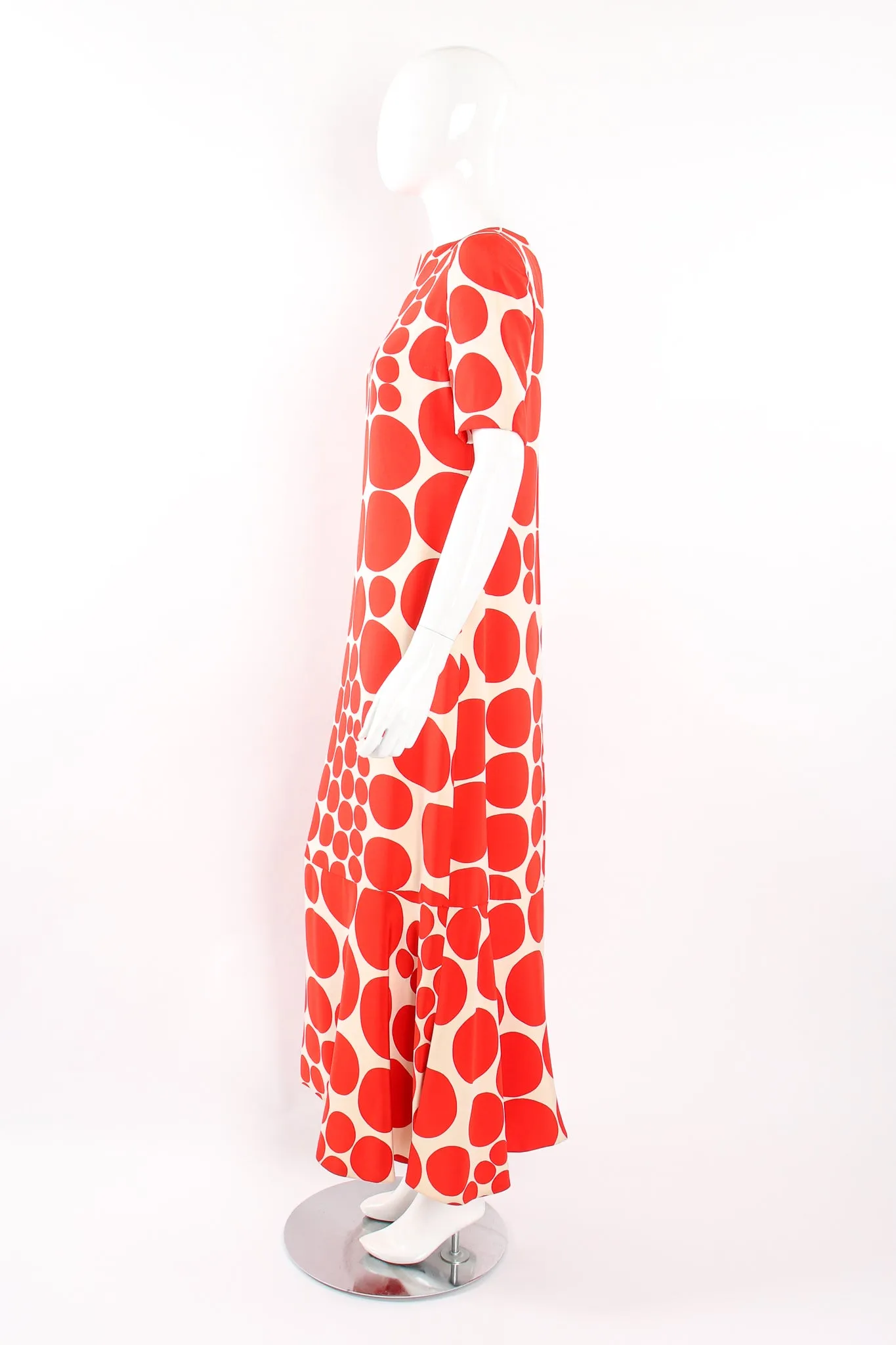 Geometric Dot Mermaid Gown
