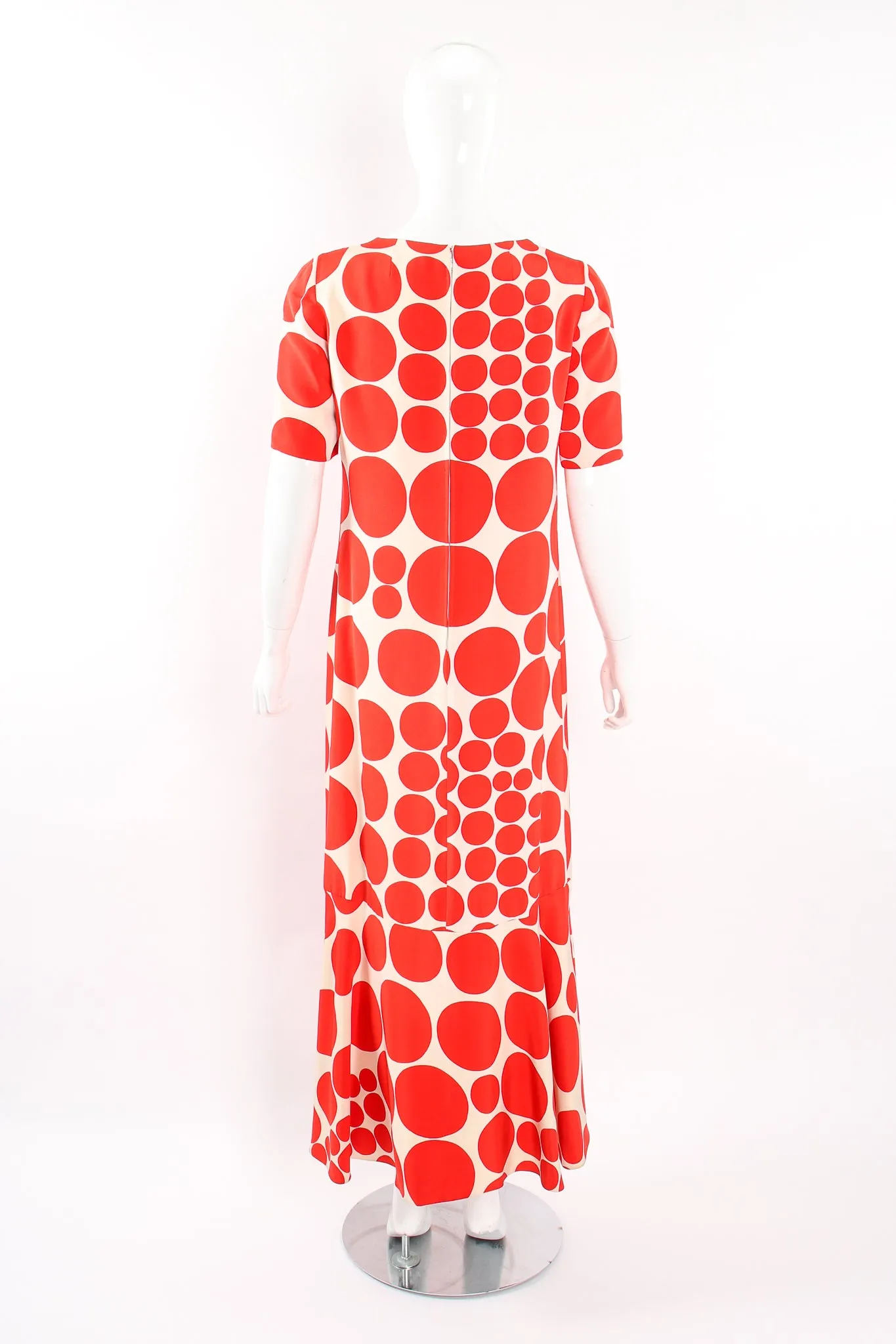 Geometric Dot Mermaid Gown