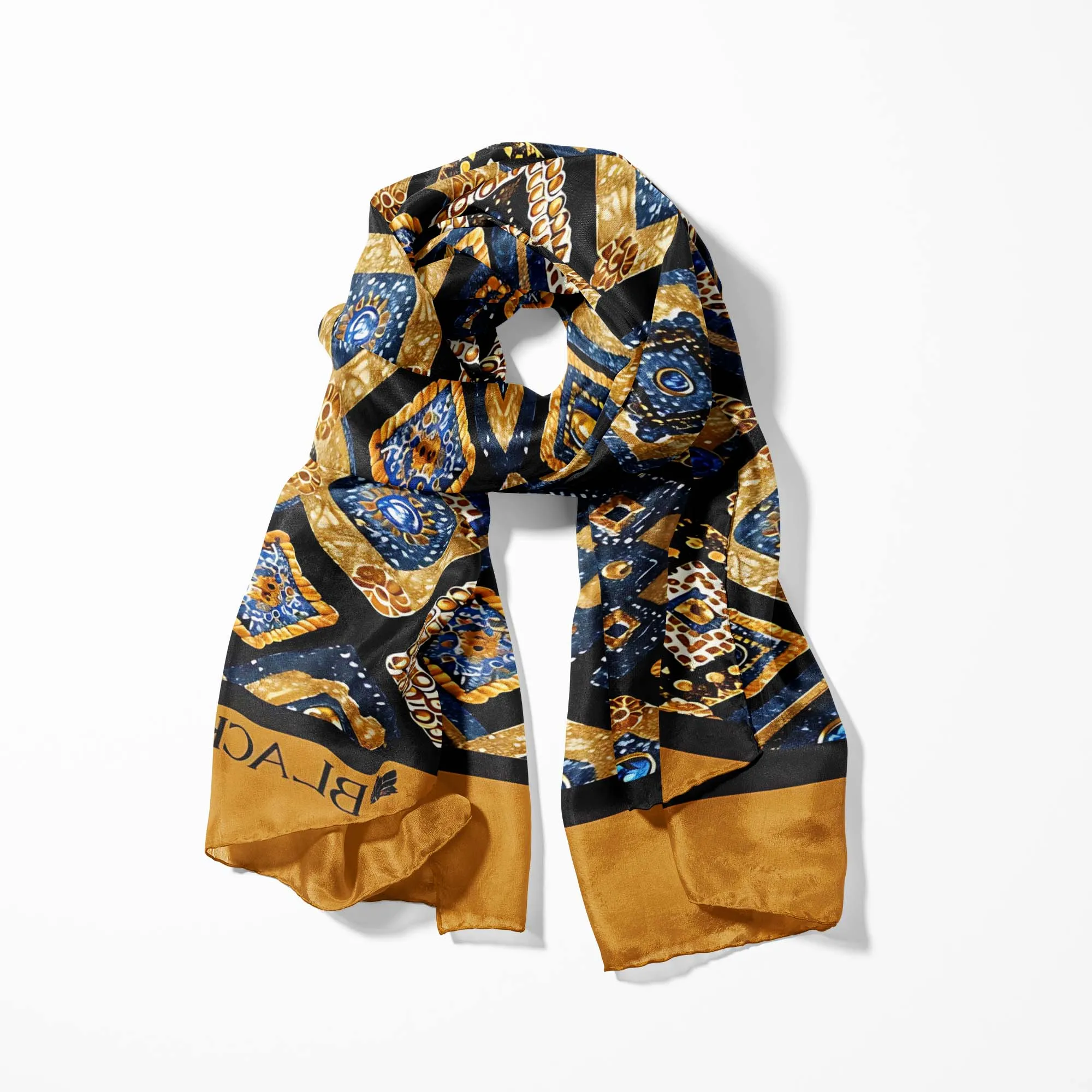 GEOMETRIC ETHNIC MEN SCARF - PREMIUM COLLECTION