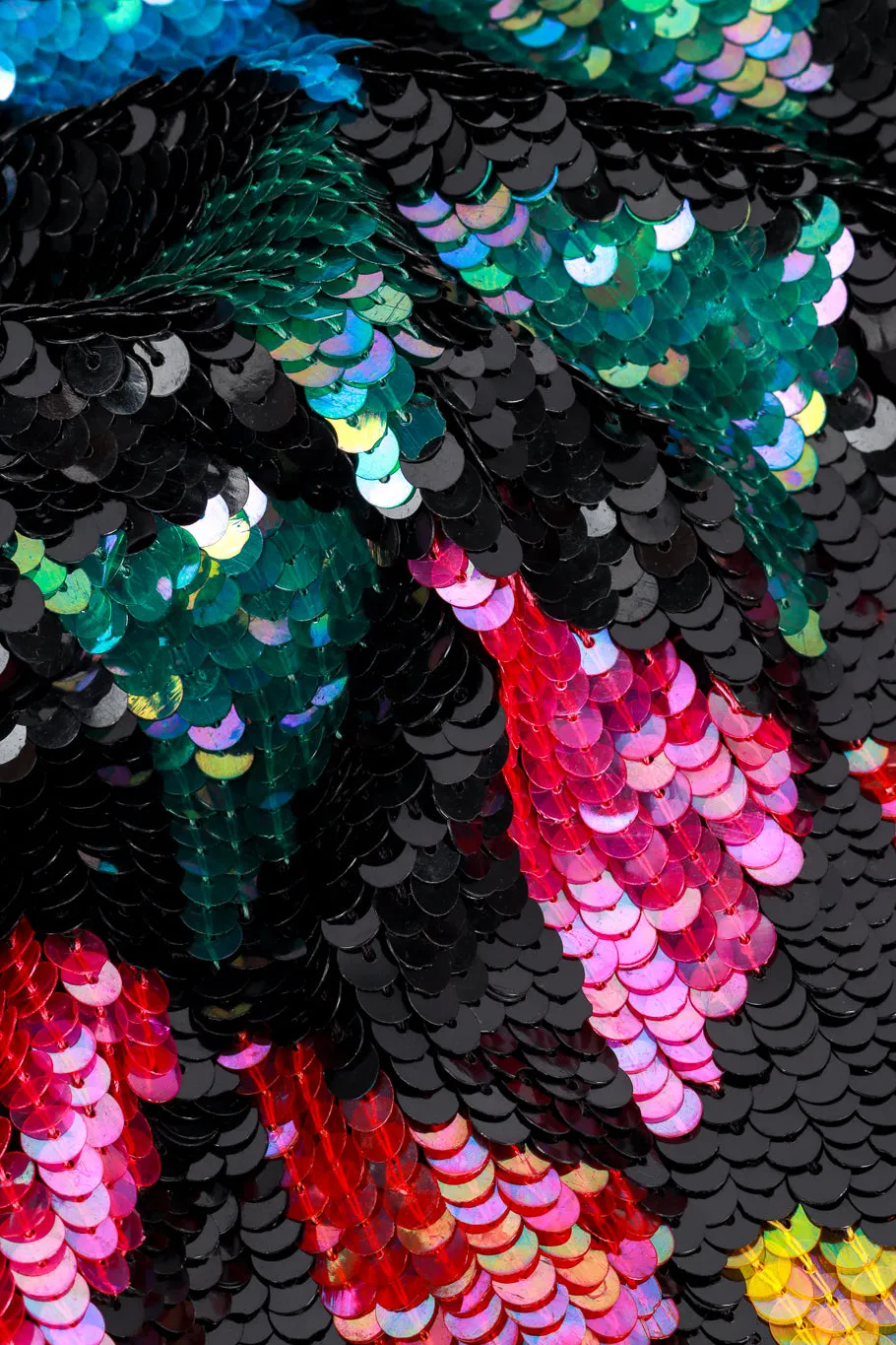 Geometric Sequin Silk Jacket