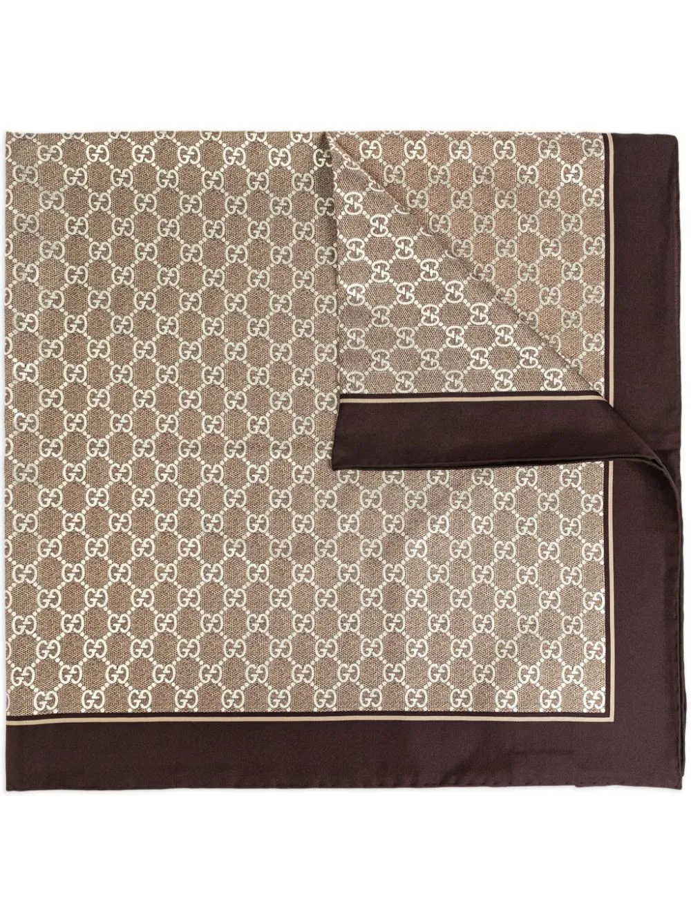 Gg silk foulard