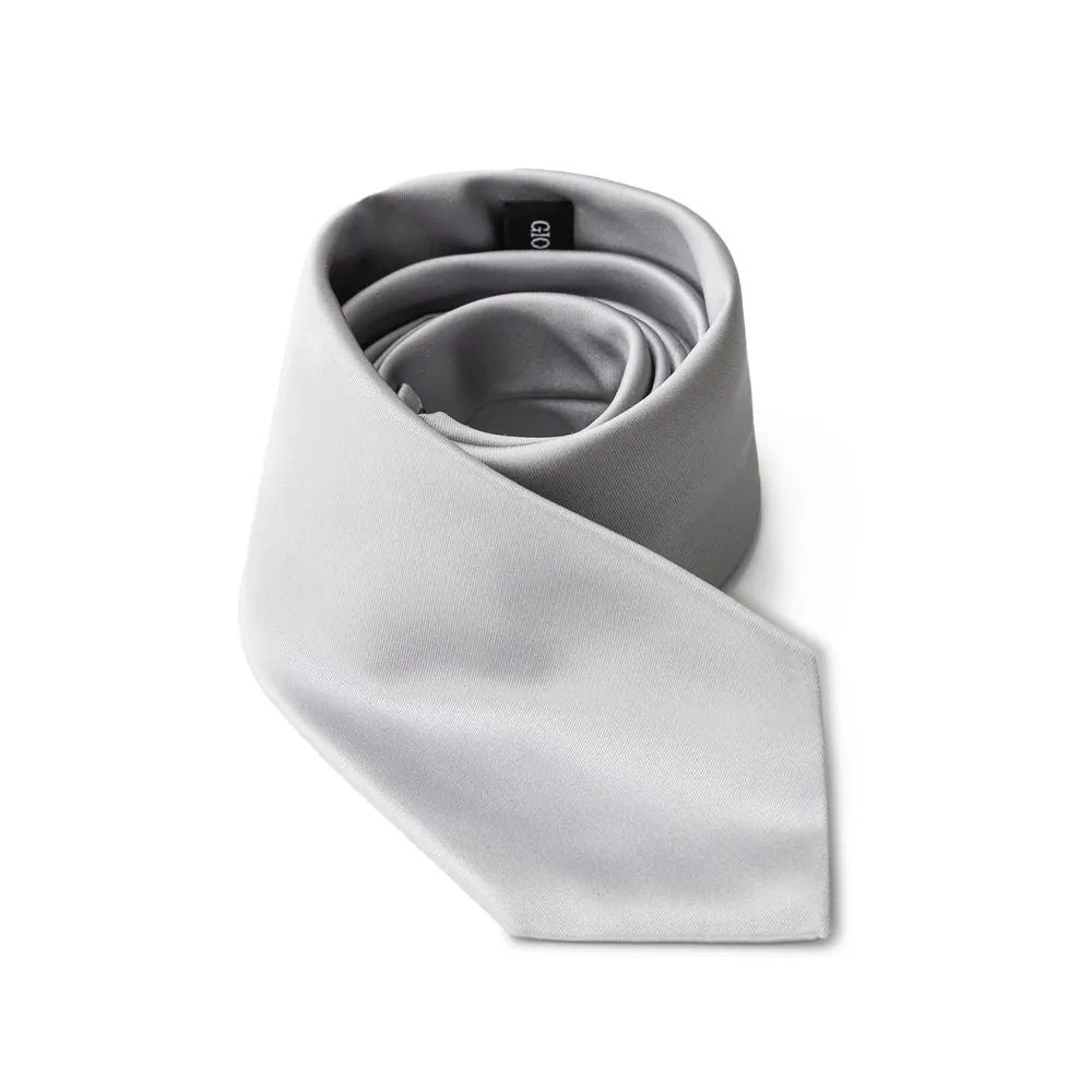 Giorgio Armani Silver Silk Ties & Bowty