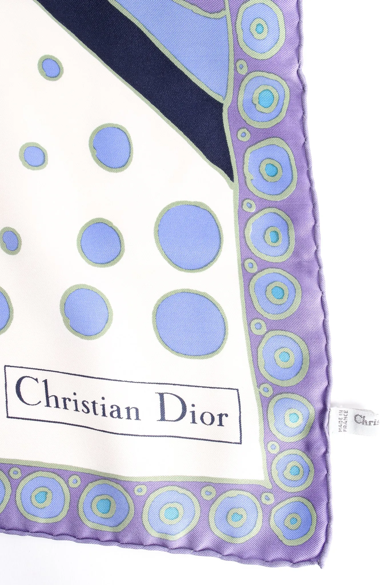 Graduated Dot Swirl Scarf
