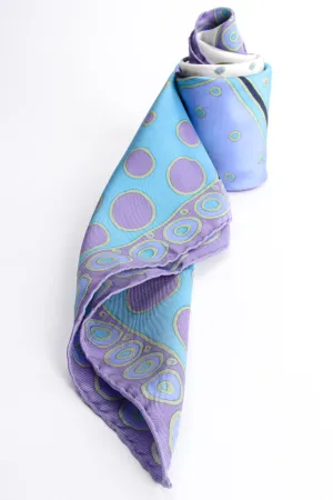 Graduated Dot Swirl Scarf