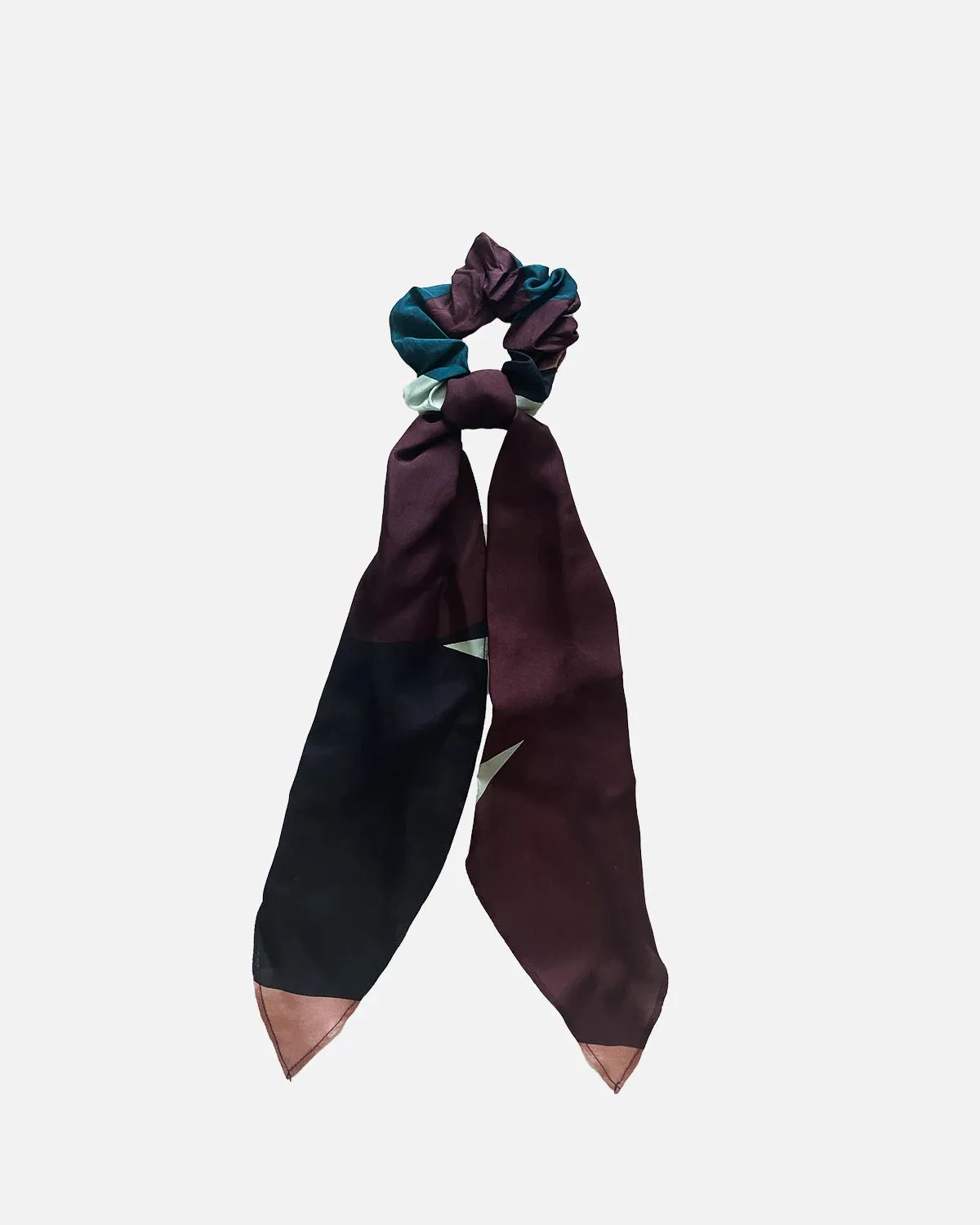 GRAND KALMUS SCRUNCHIE WITH TIE - SILK