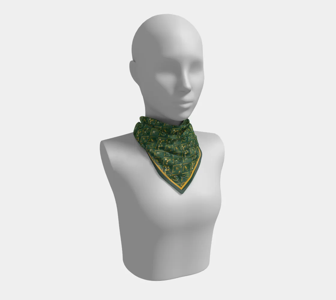 Green   Gold Checkerboard Gameday - Wholesale